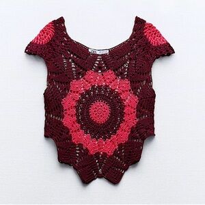 Zara Crochet Top NWT